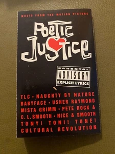 Poetic Justice Soundtrack *j-card INSERT ONLY *NO cassette tape OR case included - Imagen 1 de 5