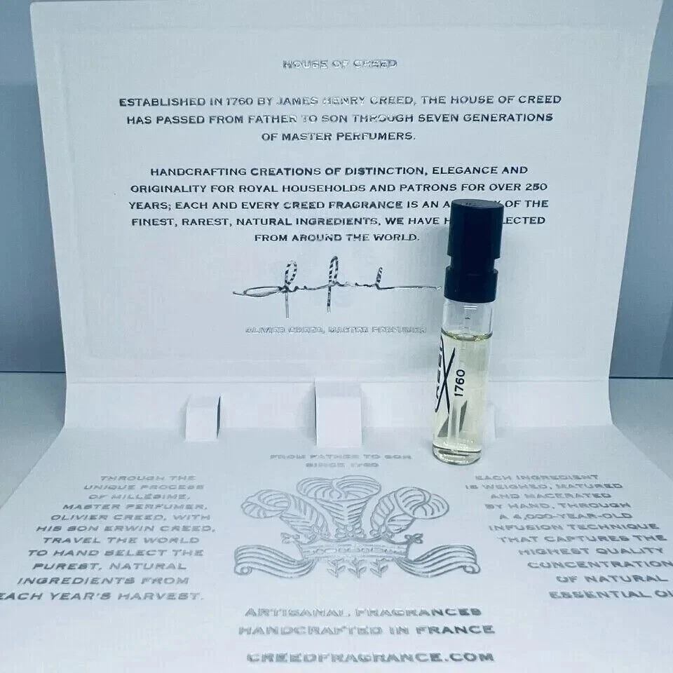 CREED ORIGINAL VETIVER 0.06 oz EAU DE PARFUM SPRAY VIAL