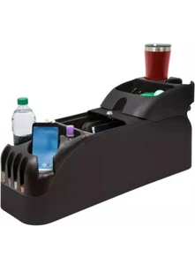 TSI Products 54211 Clutter Catcher Black OEM Look Minivan Console Large NEW - Picture 1 of 4