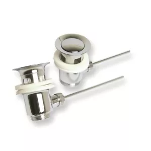 Piletta Di Scarico 1-1/4" Con Salterello Per Lavabo Bidet Lavandino - Imagen 1 de 4