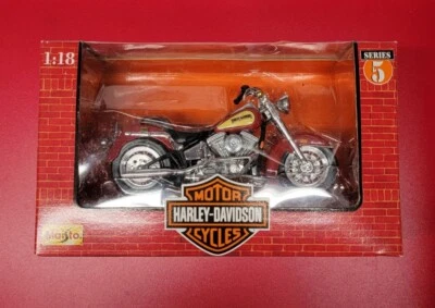 Harley-Davidson Heritage Softail Evolution Die Cast 1986 Maisto escala 1:18 Foto 1 de 4
