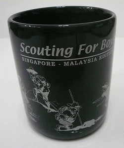SCOUTING FOR BOY BY BP SCOUT MUG - SINGAPORE & MALAYSIA SCOUTS EDITION (SILVER) - Picture 1 of 6