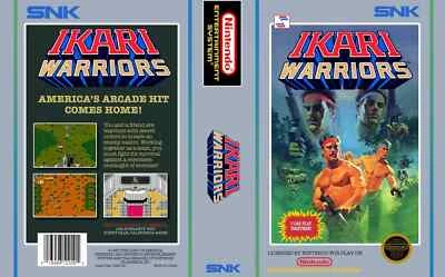 Caja Estuche Juego Ikari Warriors NES + Solo Obra de Arte de Cubierta (Sin Juego) Foto 1 de 4