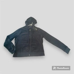 NWT Fashion Nova Women's XL  Original Trendsetter Velour Track Jacket Black Hood - Picture 1 of 12