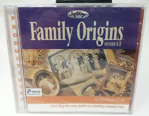 Softkey Family Origins Ver. 6.0 Guide To Creating A Family Tree ~ Windows 3.1/95 - Picture 1 of 2