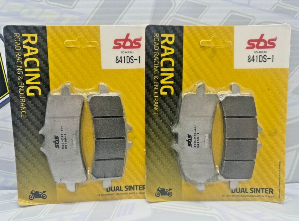 SBS Dual Sinter DS-1 Race Front Brake Pads for Kawasaki ZX10R ZX10RR 2016-2024 - Image 1 of 1