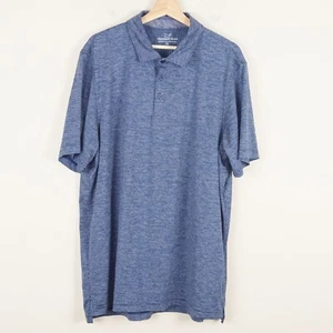 Camisa polo de rendimiento azul a rayas Vineyard Vines Destin para hombre talla XL - Imagen 1 de 6
