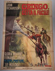 GRINGO THROW AWAY THE RIFLE 1966 SANCHO RICHARDSON MILLAND POSTER RARE! 2F - Picture 1 of 1