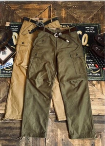 Men's Retro M65-Style Cargo Pants cotton for the autumn season - Picture 1 of 22