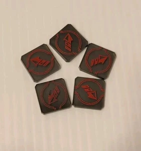 Star Wars X-Wing Promo Marker G20XB Tournament Kit Acrylic Tokens Set of 5 - Picture 1 of 1