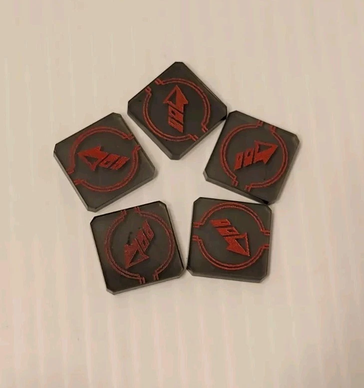 Star Wars X-Wing Promo Marker G20XB Tournament Kit Acrylic Tokens Set of 5 - Image 1 of 1