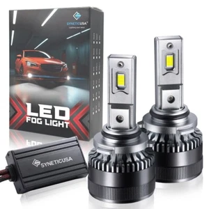 NEW 2x 9006 LED Headlight Bulbs Kit 6000K White Fog Lights - Picture 1 of 12