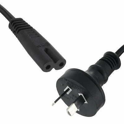 2m PS4 PS5  Power Supply Cord Lead Cable AU Plug Sony Playstation 4 / 5 - Image 1 of 2