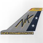 US NAVY VF-2 'BOUNTY HUNTERS' F-14 Tomcat Tailfin (Stars on Rudder / WITH Text)