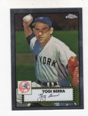 2021 TOPPS CHROME PLATINUM ANNIVERSARY YOGI BERRA NEW YORK YANKEES #473 - Image 1 of 4