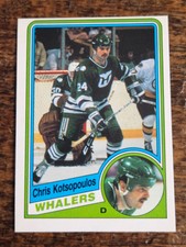 1984-85 O-PEE-CHEE NHL HOCKEY #73 CHRIS KOTSOPOULOS HARTFORD WHALERS