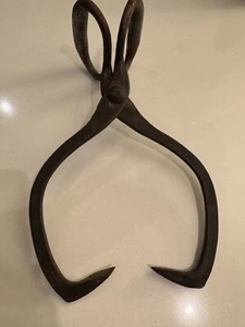 Vintage Antique Gifford Wood Co Ice Tongs - Picture 1 of 6