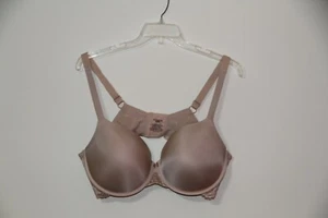Torrid Push Up Balconette Bra Padded Lined Underwire Brown Nude Lacey Size 44DD - Picture 1 of 5