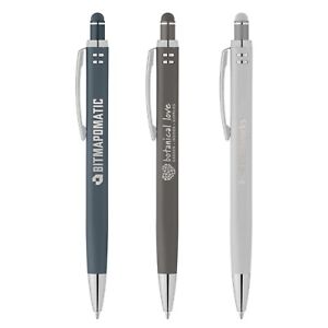 Promotional Madison Softy Stylus Pen with Your Business Name Laser Engraved