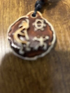 Puerto Rico Taino Figur und Coque und Sonne Anhänger und Halskette  - Bild 1 von 6