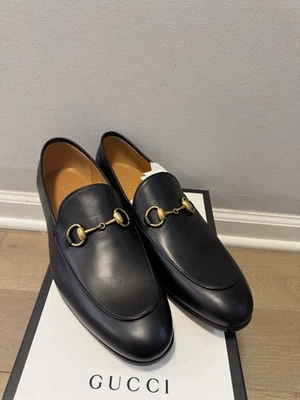 Mocasín Jordaan de cuero negro para hombre gucci ¡NUEVO! Foto 1 de 4