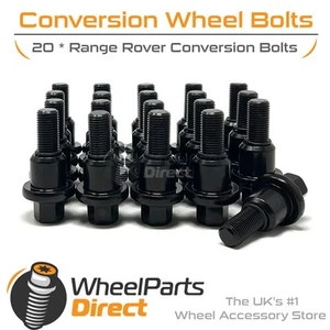 Conversion Wheel Bolts for VW Transporter T5 03-15 on OE Range Rover Wheels - Picture 1 of 4