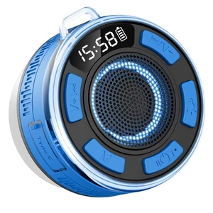 Enceinte Bluetooth Sans Fil, Étanche IPX6, Lumière LED, Basses Puissantes, 7454 - Imagen 1 de 10