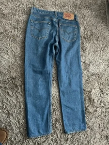 LEVIS 501 blue JEANS W 34 L 29 LEVI - Picture 1 of 3