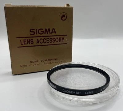 SIGMA CLOSE UP CAMERA LENS FILTER 72MM  *EXCELLENT* - Image 1 of 4