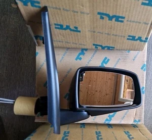 Fiat Panda 2003 To 2009 RH Right Wing Mirror Cabled Manual TYC 388-FTD109C NEW - Picture 1 of 7