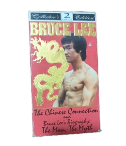 Bruce Lee 2 Tape Set Collector's Edition: The Chinese Connection & Biography VHS - Picture 1 of 4