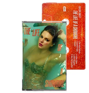 Taylor Swift The Life of a Showgirl Orange Glitter Cassette Presale TOLAS TS12 - Picture 1 of 1