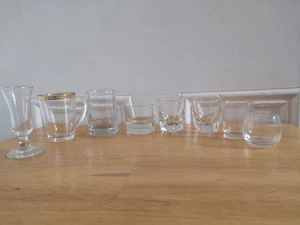 8 Small Shot Sherry Glasses Bundle - Picture 1 of 8