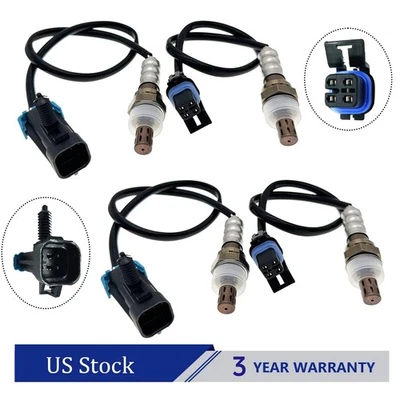 Sensor de oxígeno arriba+abajo 4 piezas para Chevry Avalanche Tahoe GMC Yukon Sierra 1500 2007 Foto 1 de 4