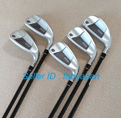 PRGR MENS HI-COR SUPER egg IRON SET #7, 8, 9, P, A  M-37 R-FLEX GRAPHITE 5 CLUBS - Image 1 of 4