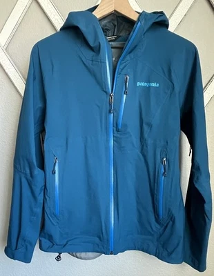 Patagonia Women's M Stretch Rainshadow Hooded Jacket H2NO - Blue - Image 1 of 4