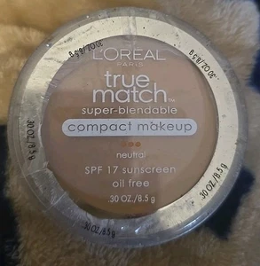 L'Oreal True Match Super Blendable Compact neutral Makeup - N1 SOFT IVORY - Picture 1 of 2