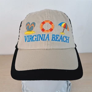 VIRGINIA BEACH YOUTH/TODDLER ADJUSTABLE STRAPBACK BASEBALL HAT/CAP, BEACH/TRAVEL - Picture 1 of 14
