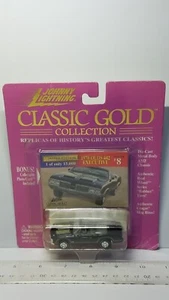 1/64 JOHNNY LIGHTNING CLASSIC GOLD 1970 OLDSMOBILE 442 CONVERTIBLE BLACK - Picture 1 of 3