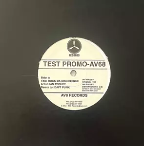 Ian Pooley & Daft Punk Test Promo 12" Rock Da Discoteque RARE!!! - Picture 1 of 4