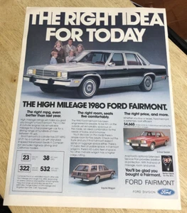Pubblicità FORD FAIRMONT 1980 - Ritaglio stampa rivista d'epoca - Foto 1 di 1