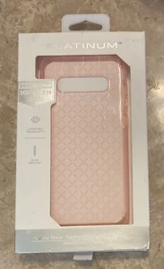 Platinum™ - Silicone Case for Samsung Galaxy S10+ (6.4") - Clear Pink Pattern - Picture 1 of 3