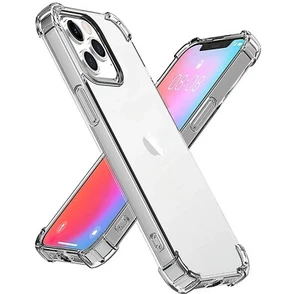 For iPhone 16 15 14 13 12 11 Pro Xr Xs Max 7 8 Plus Clear Shockproof Case Cover - Picture 1 of 74