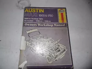 Austin Maxi 1500 & 1750 Usuario Manual de Taller (Haynes) - Imagen 1 de 3