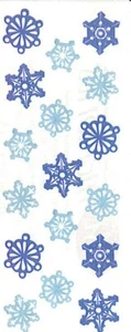 🔥VINTAGE Creative Memories Stickers Scrapbook VINTAGE SNOWFLAKES * - Picture 1 of 1