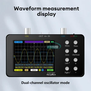 Dual Channel Digital Oscilloscope 220V 6A 10MHZ Signal Generator 3.2in LCD - Picture 1 of 16