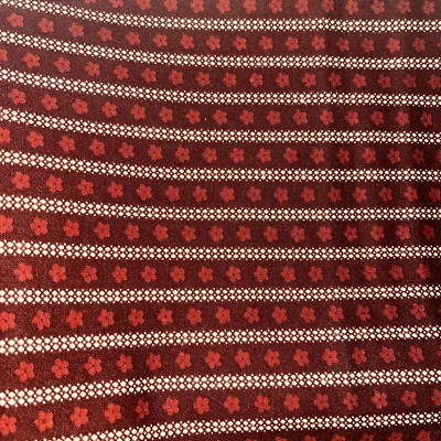 Shades of Brown Floral Stripe by Joan Kessler for Concord BTHY - Image 1 of 4