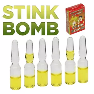 6 X Stinken Bomben Lustig Scherz Shop Streich Rotten Ei Halloween Trick Or Treat - Picture 1 of 3