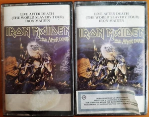 IRON MAIDEN LIVE AFTER DEATH (THE WORLD SLAVERY TOUR) ORIG GREEK 2xCASSETTE SET! - Picture 1 of 6