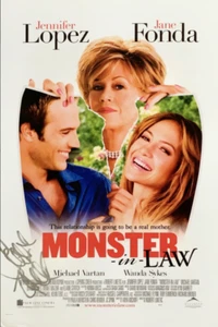 Póster firmado por Jane Fonda Monster in Law 11x17 en persona. Prueba exacta - Imagen 1 de 2